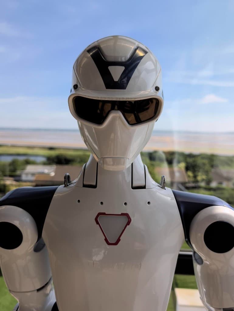 Jimmy, New Era AI Unitree R1 Air marketing robot